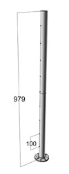 Click to enlarge Stainless Steel Balustrade Intermediate Post