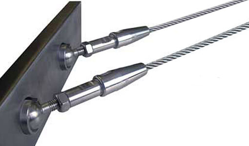 Compression Adjuster and Threaded Ball Mounted on Angle Bracket with a Back Mounting Socket