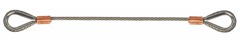 Wire Rope Sling with Hard Thimble Eyes
