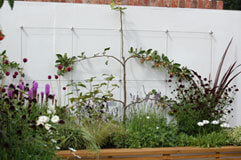 Click to enlarge Trellis system installed at RHS Tatton Park 2009