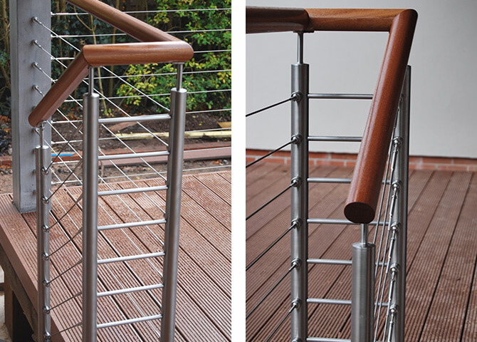 Hard Wood Balustrade Handrail