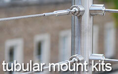 Balustrade Wire Kits - Tubular Mount