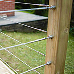 Stainless Steel Flat Mount Balustrade Wire