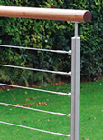 Made to Measure - Tube Mount Wire Balustrade