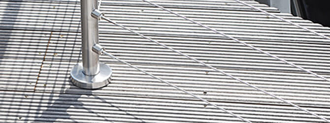 Balustrade Base Cover Plate in place
