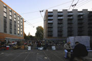Click to enlarge Catenary Lighting Installation