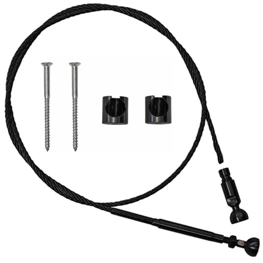 Black Balustrade Wire Kit - Components