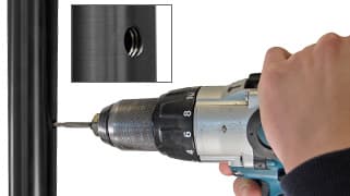 Drill and Tap M6 Holes
