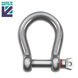 Stainless Steel Bow Shackle with Shake Proof Pin