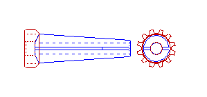 Crown ring and core