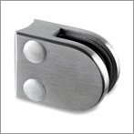 D Shaped Stainless Steel Glass Clamps