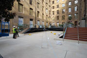 Devonshire Square Catenary System Installation