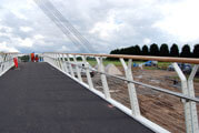 Click to enlarge Stainless Steel Foot Bridge Railing Diglis