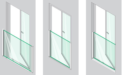 Easy Glass View - Mounting Options