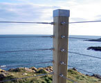Stainless Steel Decking Cables in a coastal environment