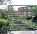 Click to enlarge Cable Balustrade to Foot Bridge