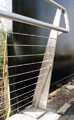 Click to enlarge Wire Balustrade to Foot Bridge