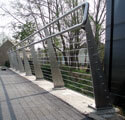 Click to enlarge Cable Railing to Foot Bridge