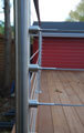 Stainless steel balustrade posts with cable sockets