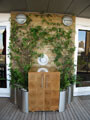 Click to enlarge Cupboard side bespoke stainless steel planter