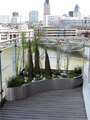 Click to enlarge Large bespoke stainless steel planter