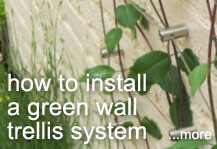 How to install our Green Wall Trellis system