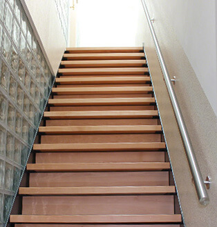 Stainless Steel and Timber Handrail