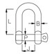 High Resistance Stainless Steel D Shackle Diagram