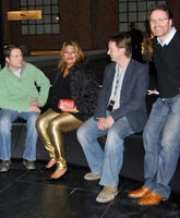 James (our MD) and Zaha Hadid