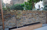 Click to enlarge Stainless steel tensioned cables the full length of the wall