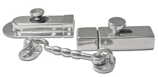 Stainless Steel Door Latches, Cabin Hooks and Barrel Bolts