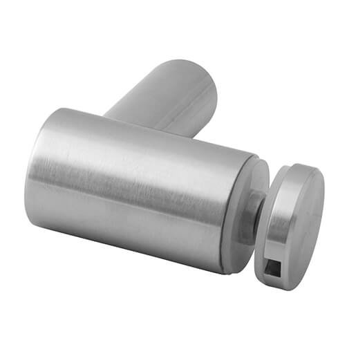 Stainless Steel Glass Adapter-Spider - Flat Mount - 30mm