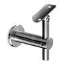 Adjustable Handrail Bracket Flat Plate - Tube