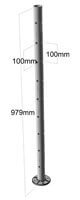 Stainless Steel Baluster Post Mod 914 Drawing Stainless Steel Baluster Post Mod 914 Drawing