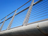 Click to enlarge Footbridge Wire Rope Infill