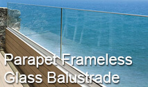 Easy Glass Up - Parapet Frameless Glass Balustrade System