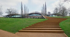 Click to enlarge Stainless Steel Balustrade at The Savill Garden