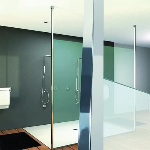 Glass Shower Partition Walls