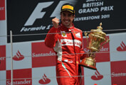 Click to enlarge Silverstone F1 2011 Winners Podium