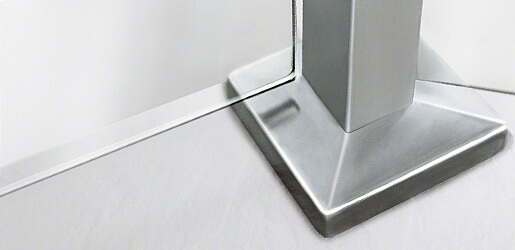 Square Baluster Base Cover Caps - Stainless Steel