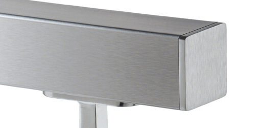 Square Handrail End Caps - Stainless Steel