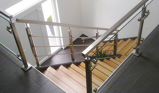 Square Line Stainless Steel Balustrade Installation