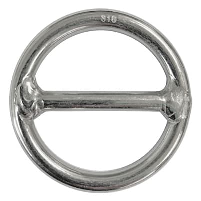 Stainless Steel Round Ring with Centre Cross Bar