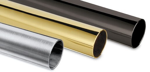 Stainless Steel and Brass Finish Tube