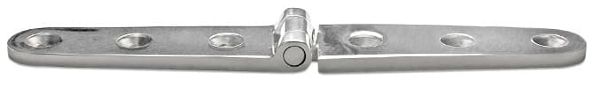 6 Hole Strap Hinge - Stainless Steel