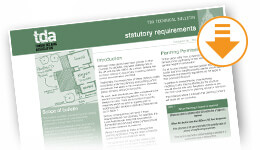Download TDA Statutory Requirements