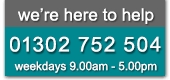 Any questions? Please give us a call