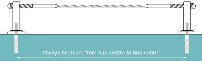 Measure From Hub Centre To Hub Centre