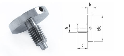 Trellis Post Clamp Screw