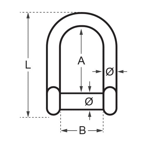 Wichard Allen Head Pin D Shackle Diagram